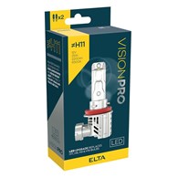 H11 12V 25W PGJ19-1/2/3/5 2200lm 6500K  LEDx2 Elta