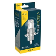 H4 12V 25W 6500K 2300lm P43t LEDx2 Elta VisionPro