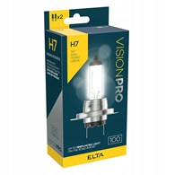 Żarówki H7 ELTA VisionPRO +100% | PX26d 12V 55W | Komplet 2 sztuki