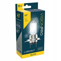 ŻARÓWKI ELTA VISION PRO H7 12V 55W +200%