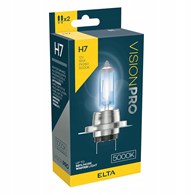 ŻARÓWKI ELTA H7 12V 55W PX26d VISIONPRO 5000K +50% HOMOLOGACJA
