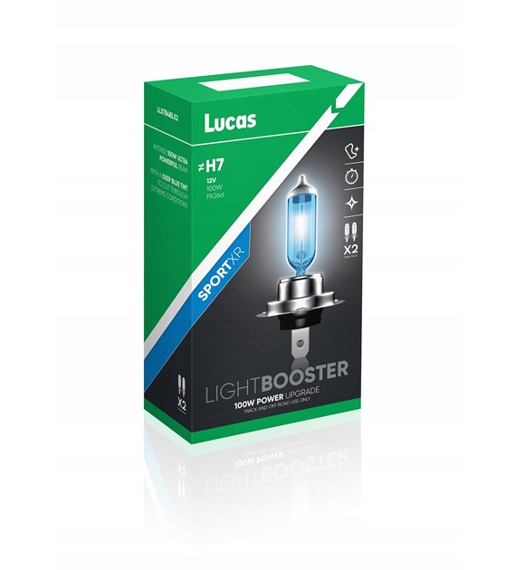 ŻARÓWKI LUCAS LIGHT BOOSTER SPORT XR H7 12V 100W